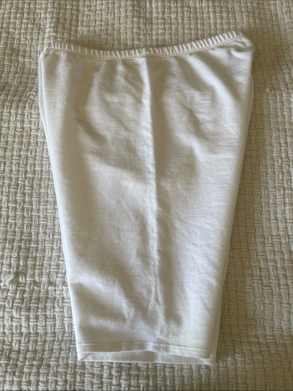 Basic White Bike Shorts - Picture 3 of 4
